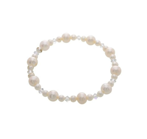 Buy White Freshwater Pearl Bracelet - Classic Style, Comfortable Fit