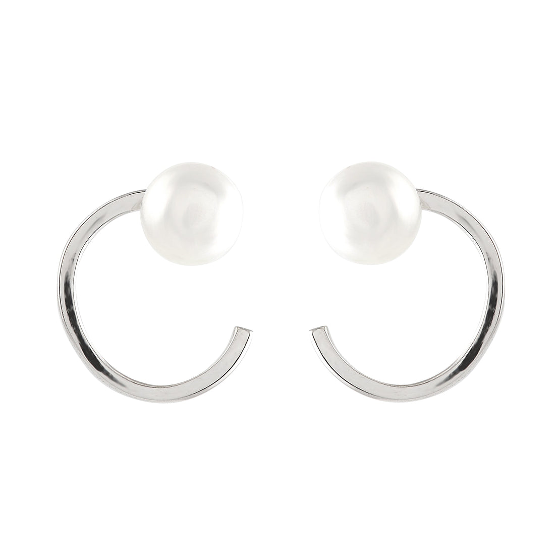 Graceful Pearl Stud Earrings - Krishna Jewellers Pearls and Gems