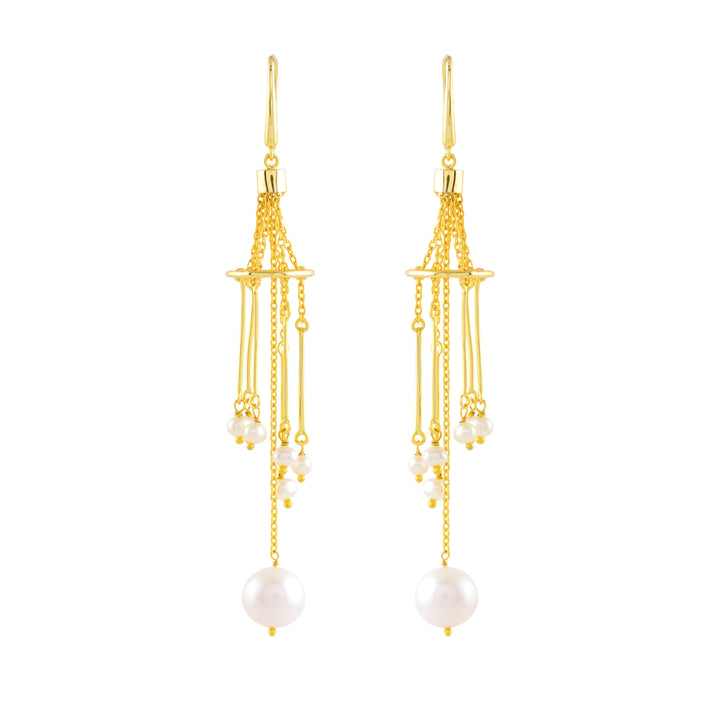 Regal Pearl Jhoomar Earrings - Krishna Jewellers Pearls and Gems