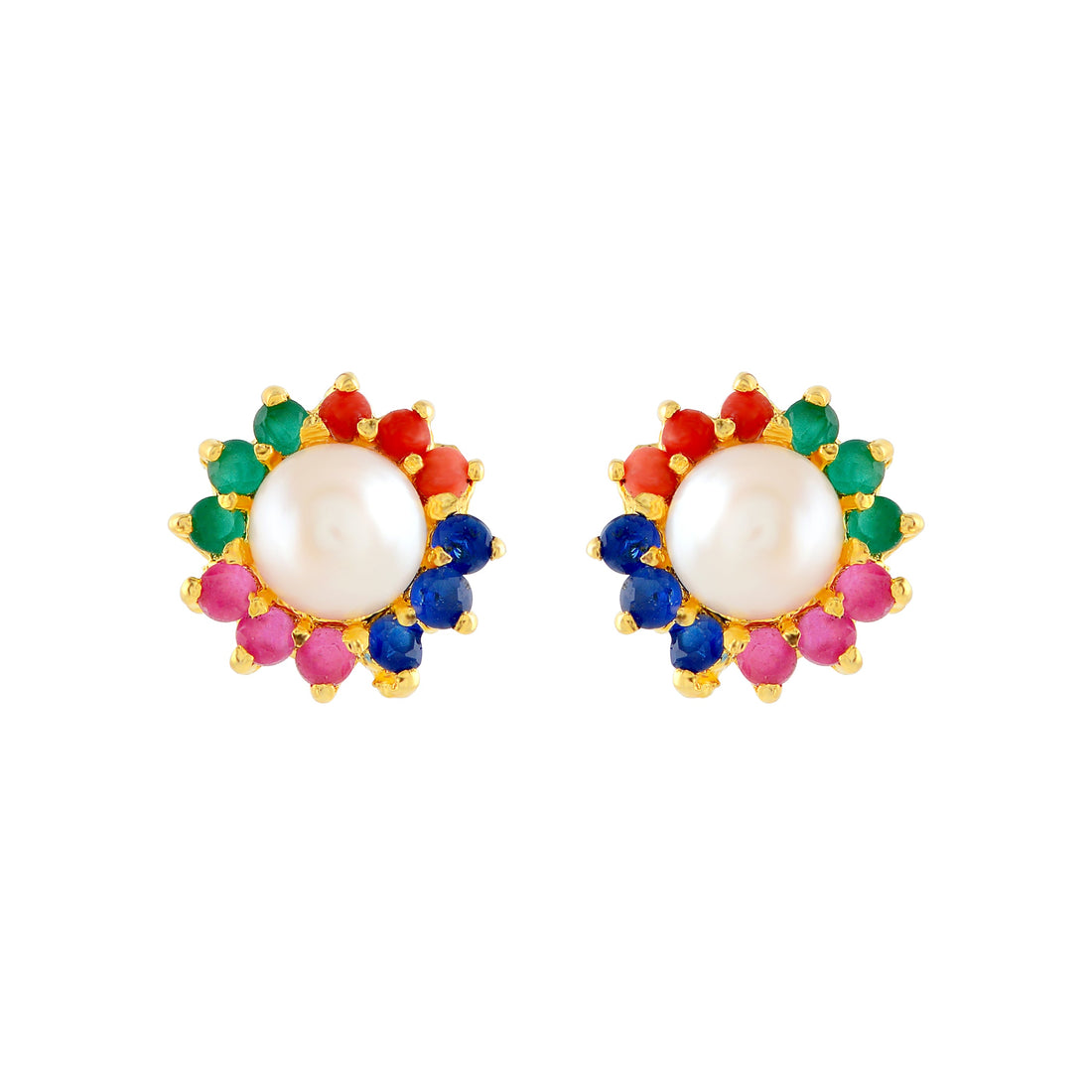 Fancy Color Pearl Stud - Krishna Jewellers Pearls and Gems
