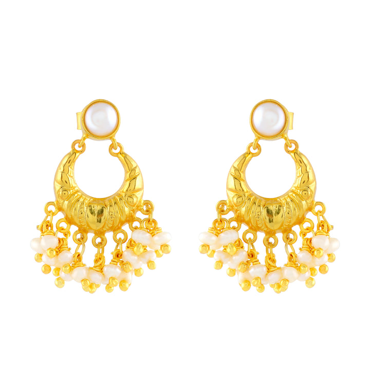 Beautiful Chandbali Earrings - Krishna Jewellers Pearls and Gems