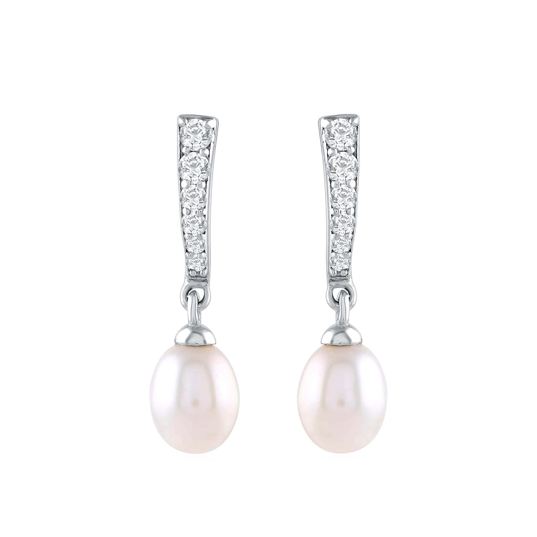 Drizzle Pearl Drop Earrings - Krishna Jewellers Pearls and Gems