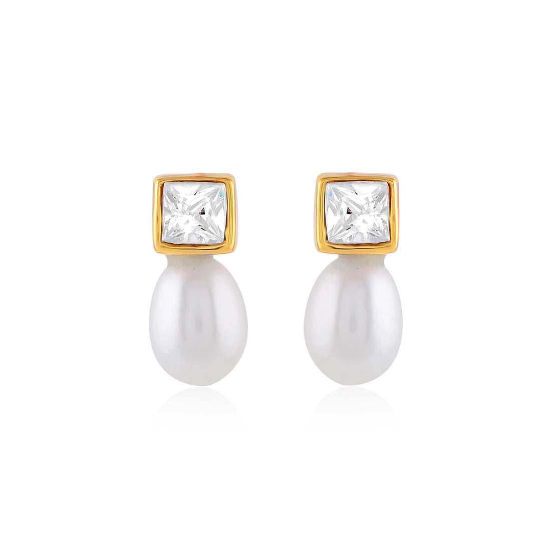 Timeless Fresh Water Pearl Drop Earrings - Krishna Jewellers Pearls and Gems