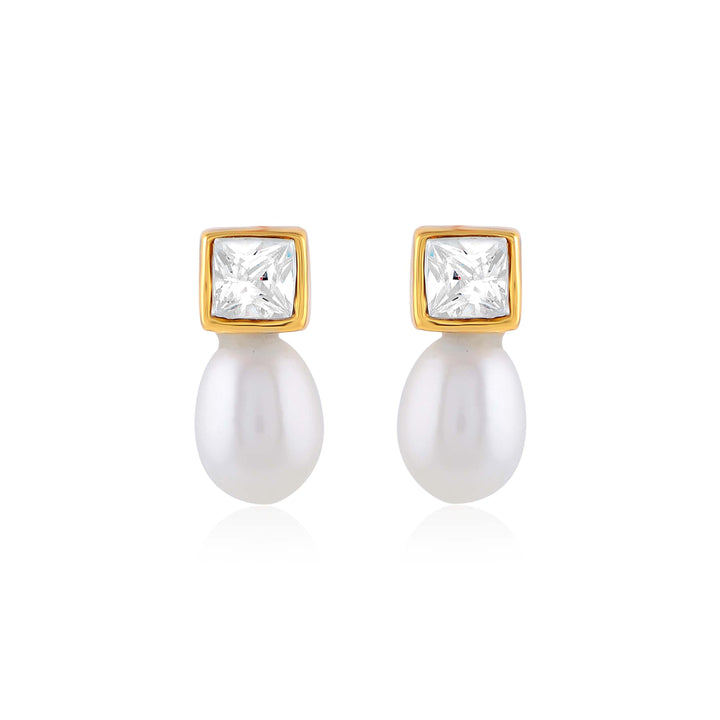 Timeless Fresh Water Pearl Drop Earrings - Krishna Jewellers Pearls and Gems