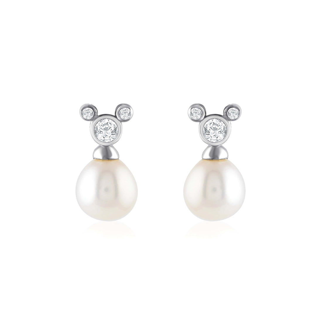 Classic Pretty White Pearl Stud Earring - Krishna Jewellers Pearls and Gems