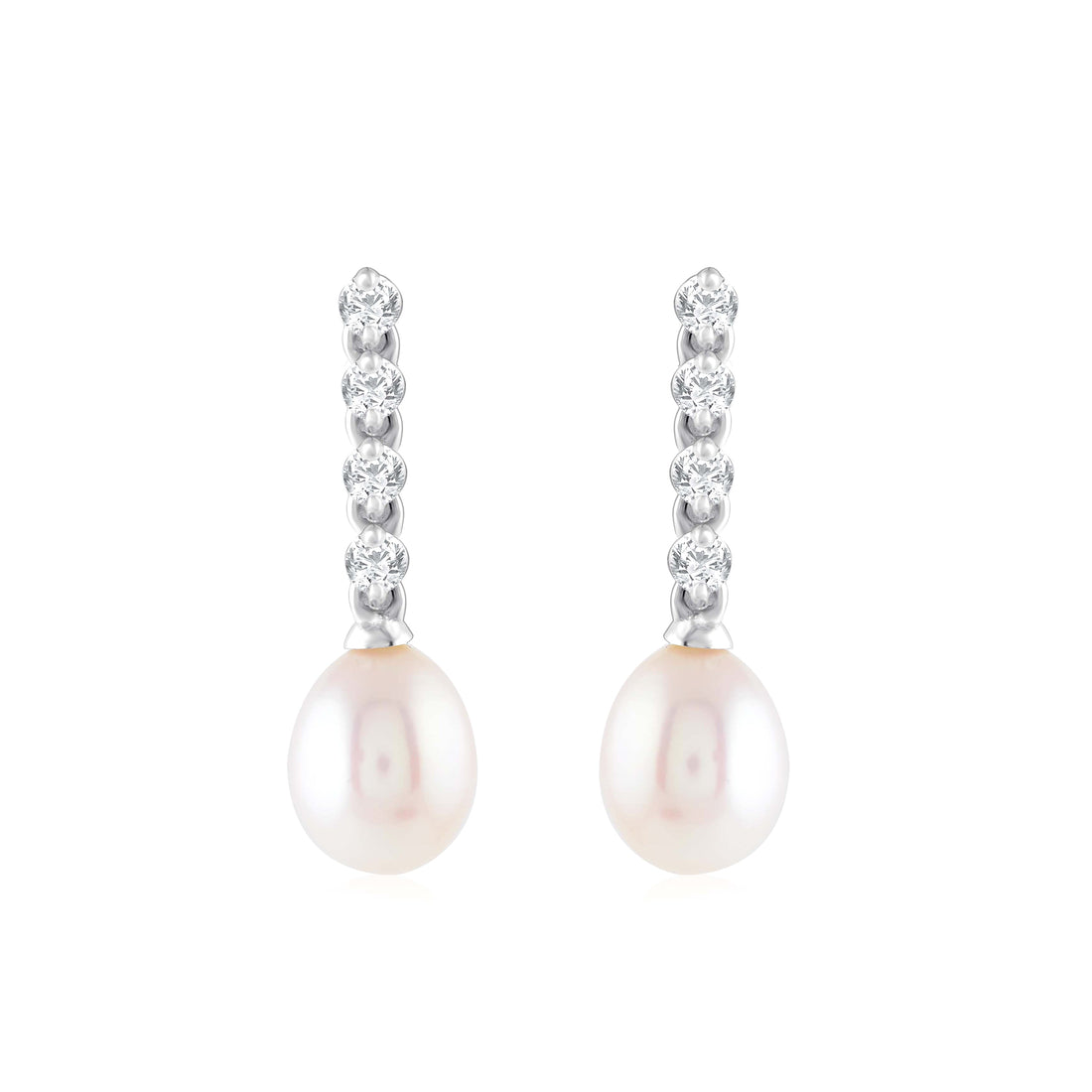 Elegant Dangler Pearl Earrings - Krishna Jewellers Pearls and Gems