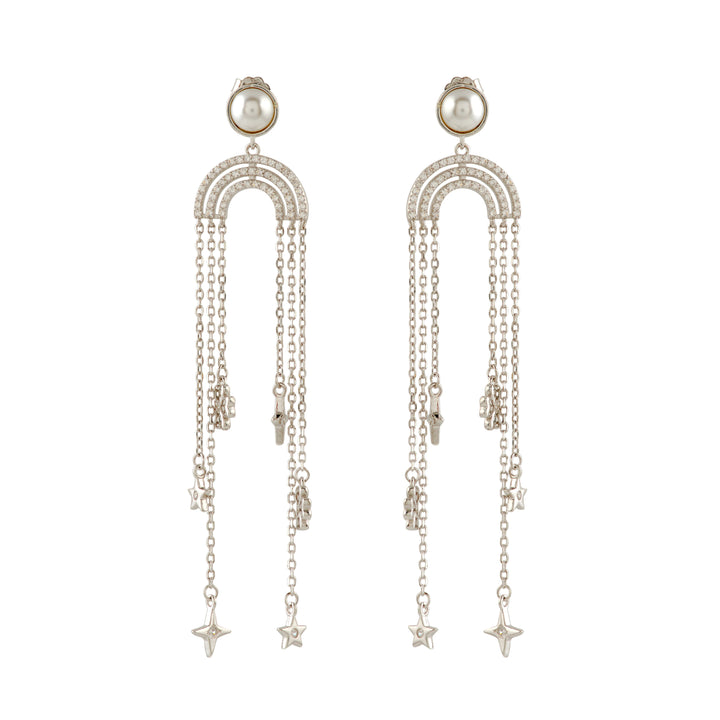 92.5 Silver dangle earrings