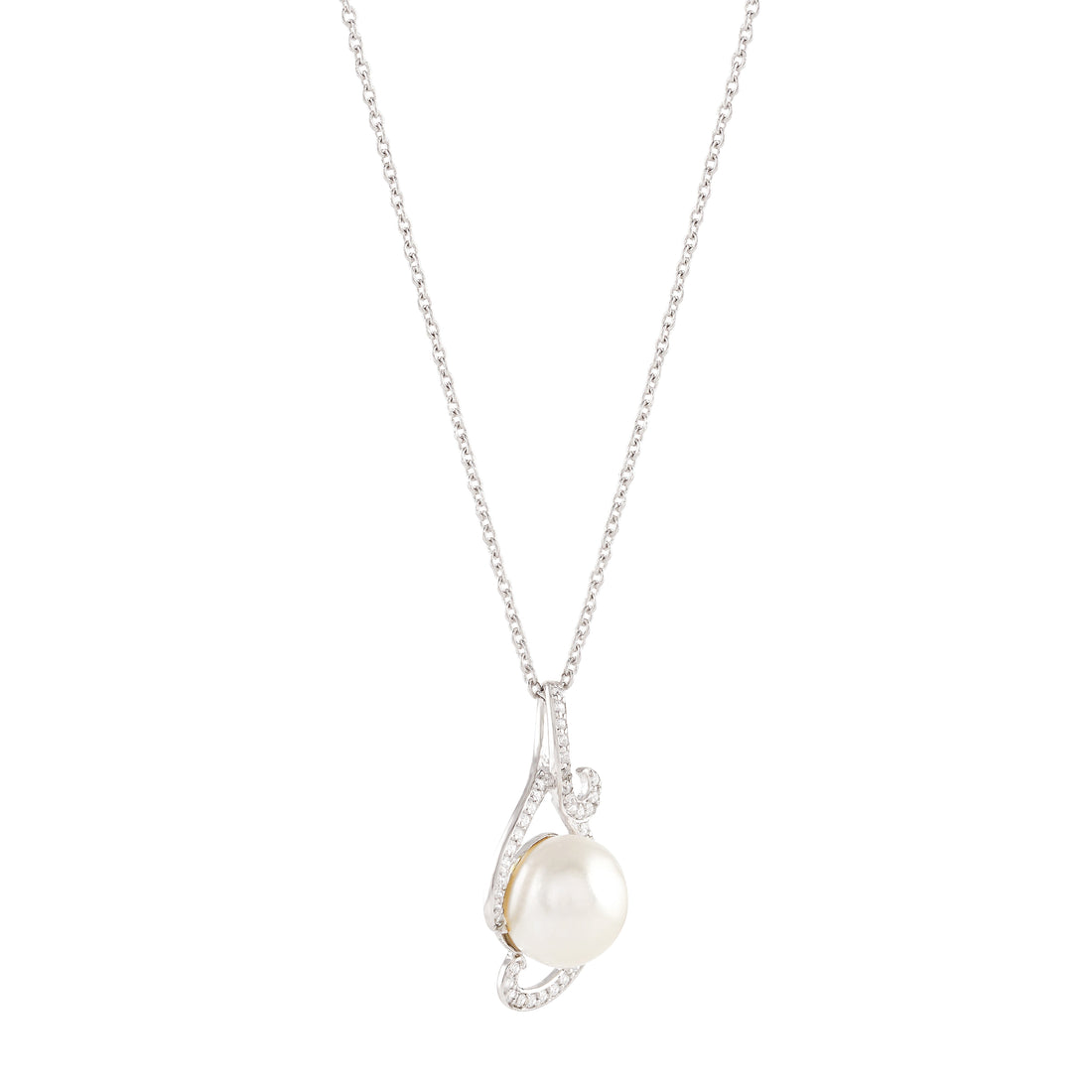Stylish Natural Freshwater Pearl Necklace Chain - Krishna Jewellers Pearls and Gems