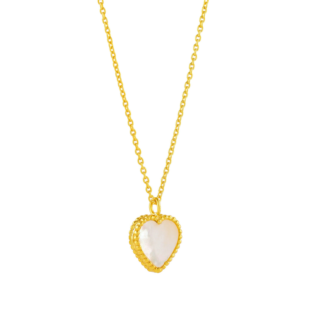 Captivating Heart Stone Necklace - Krishna Jewellers Pearls and Gems