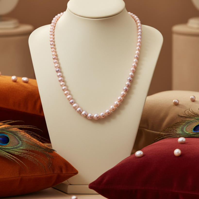 Naturally Lavender Graduation Pearl Strand