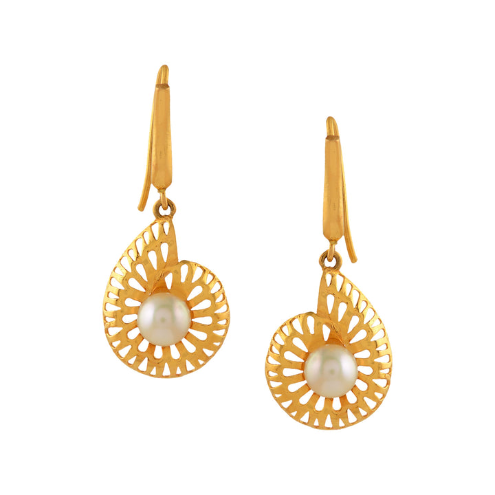 Twirl Gold Pearl Tops - Krishna Jewellers Pearls and Gems