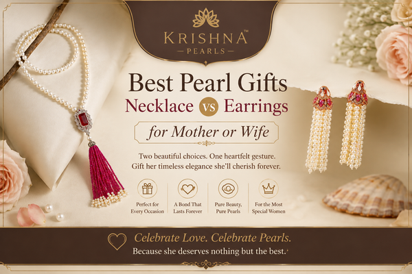 Best Pearl Gifts Necklace vs Earrings for Mother or Wife