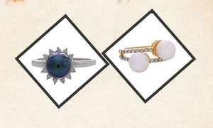 Move Over Just Diamonds & Score These Pearl And Diamond Rings