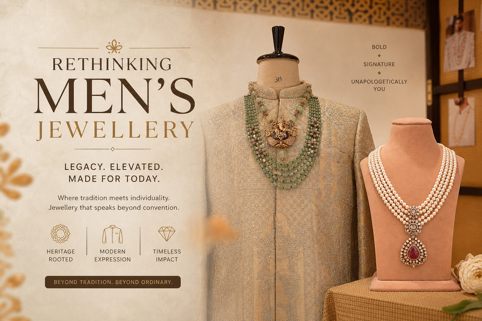 Men's Jewellery Finding Your Style at an Exhibition