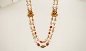 South Sea Pearl Mala with Chandbali Pendant