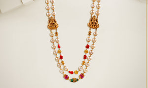 South Sea Pearl Mala with Chandbali Pendant