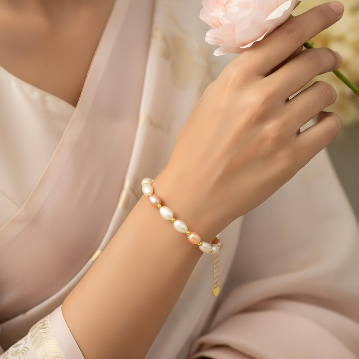 How to Style a Pearl Chain Bracelet Layering Guide for the Blush & Ivory Pearl Chain Bracelet