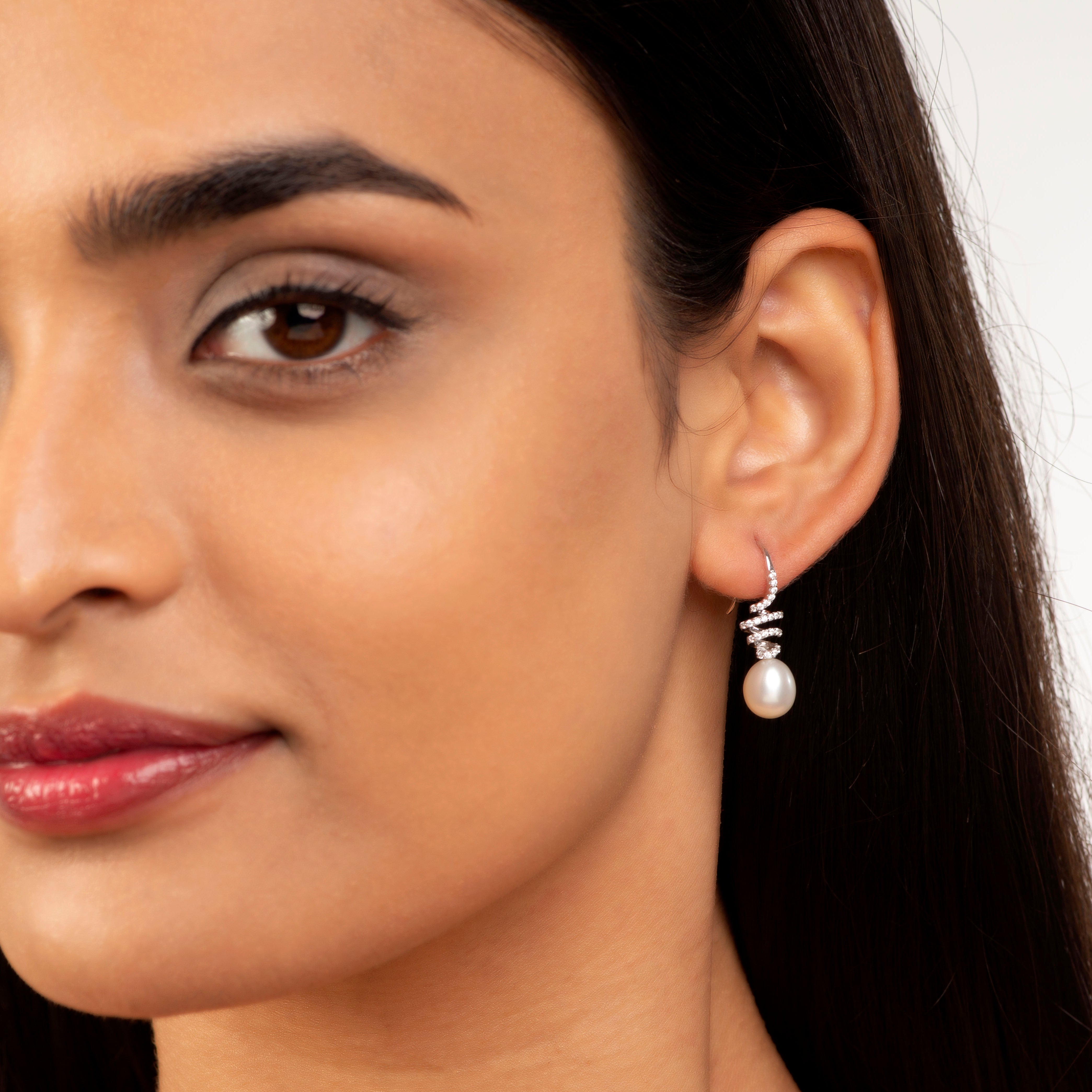 Pearl Helix (Pearl Drop Earrings)