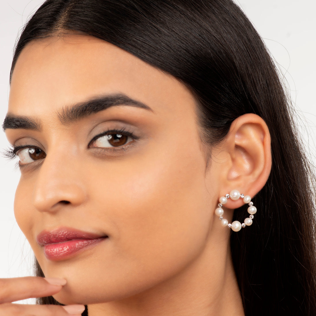 Orbit Pearl (Pearl Stud Earrings)