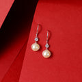 Pearl Accent (Pearl Drop Earrings)