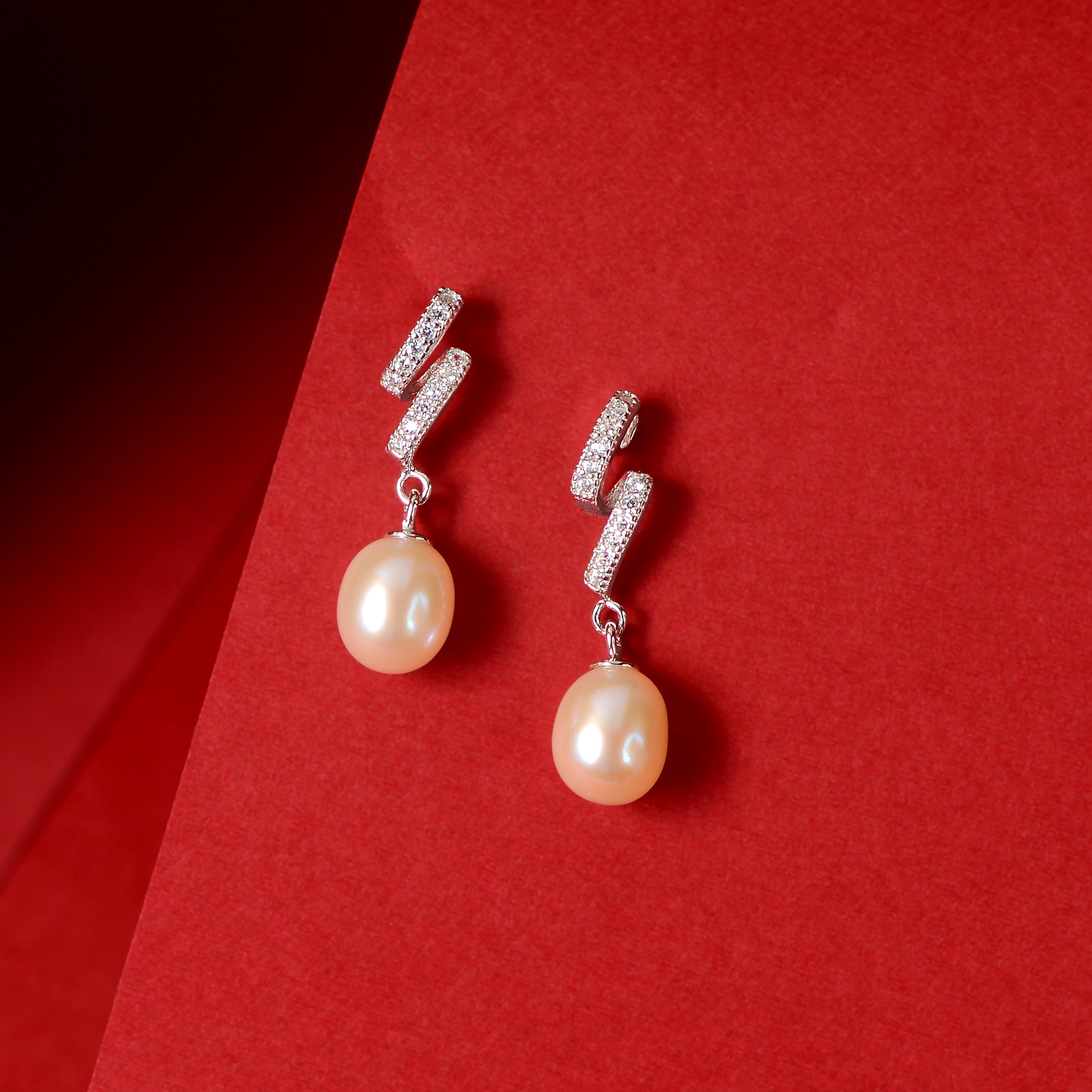 Celeste Drift (Pearl Drop Earrings)