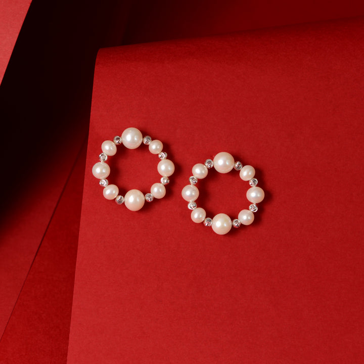 Orbit Pearl (Pearl Stud Earrings)