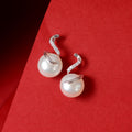 Pearl Embrace ( Pearl Drop Earrings)