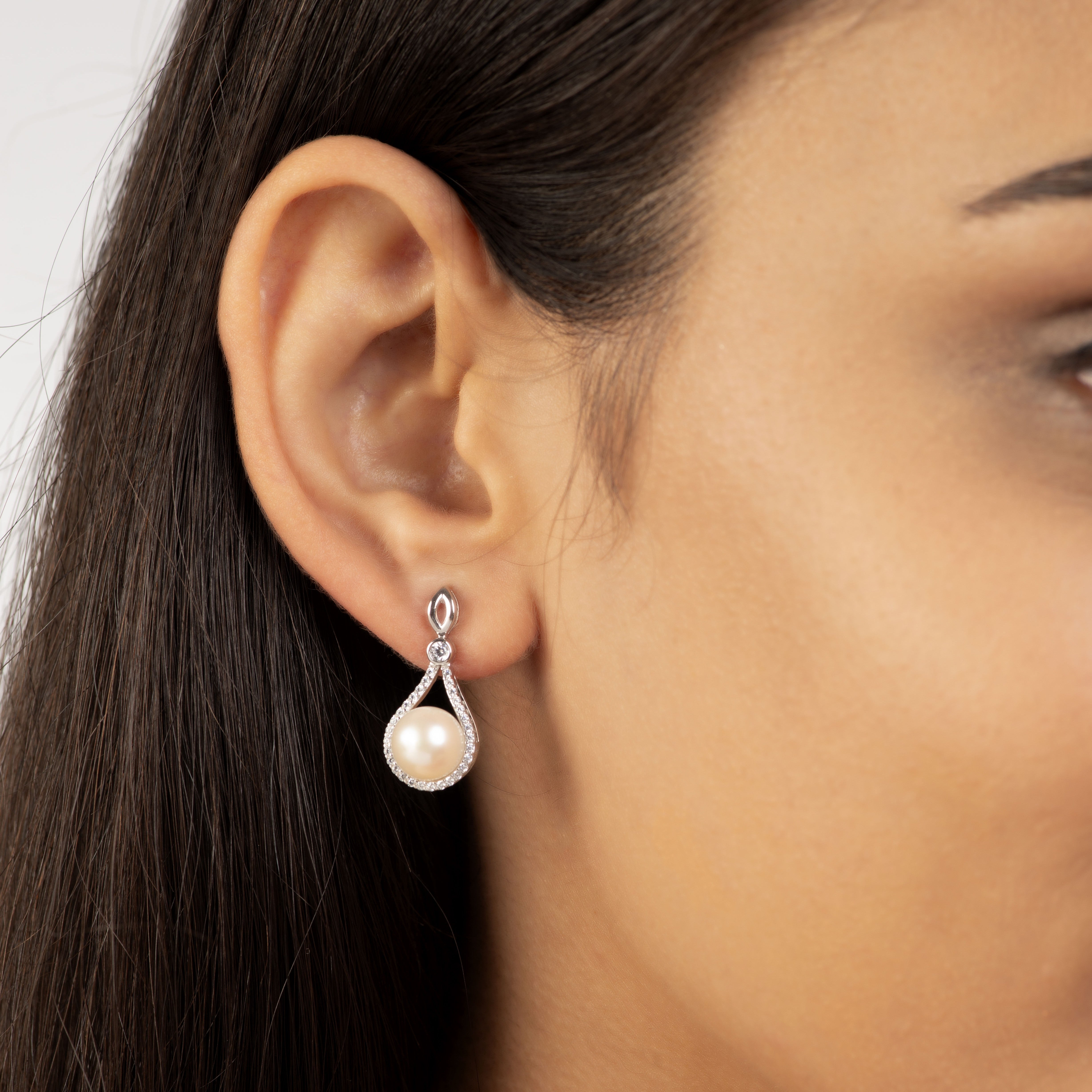 Pearl Opaline Drop ( Pearl Drop Earrings )