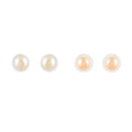 Signature White & Peach Freshwater Pearl Combo