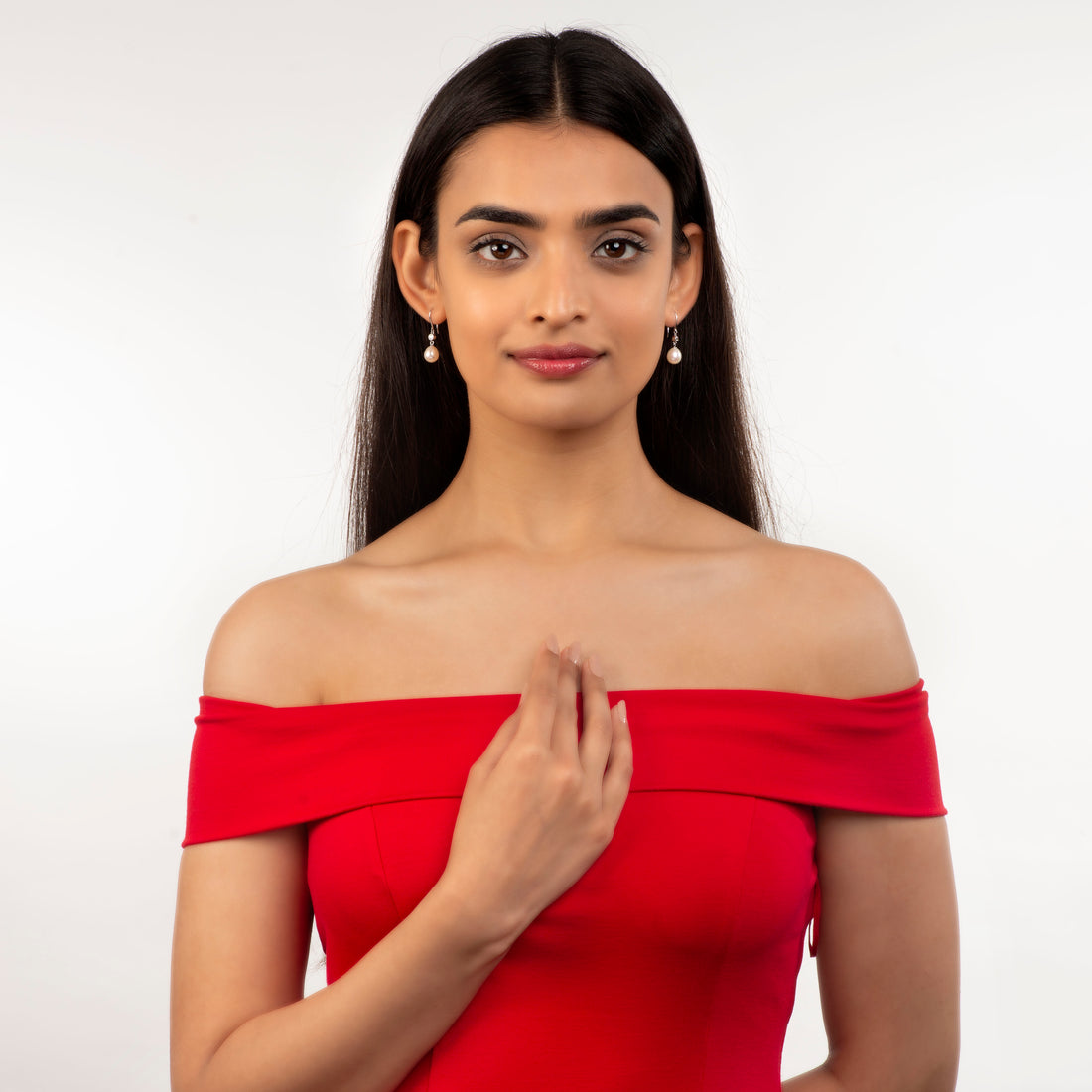 Pearl Poise (Pearl Drop Earrings)