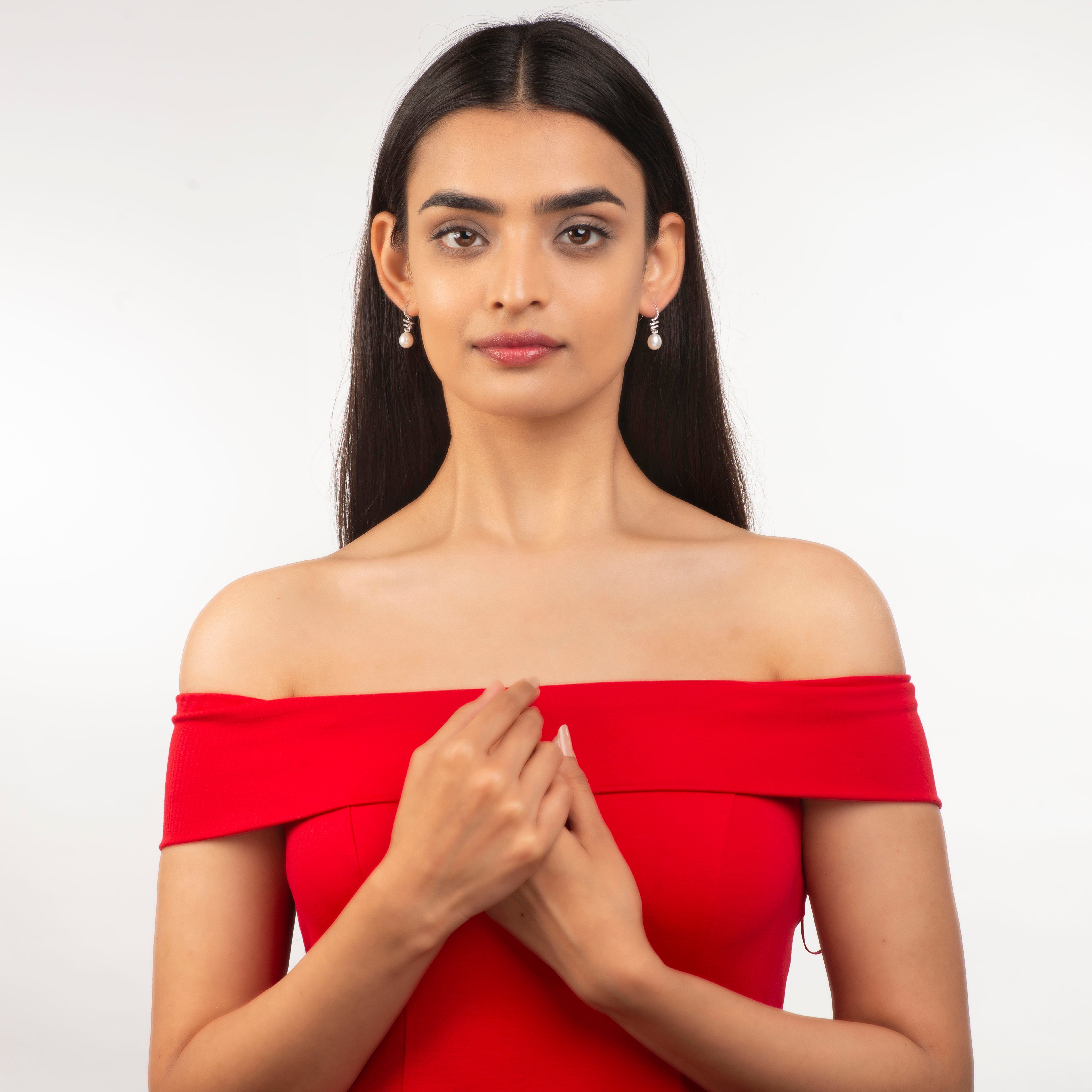 Pearl Helix (Pearl Drop Earrings)