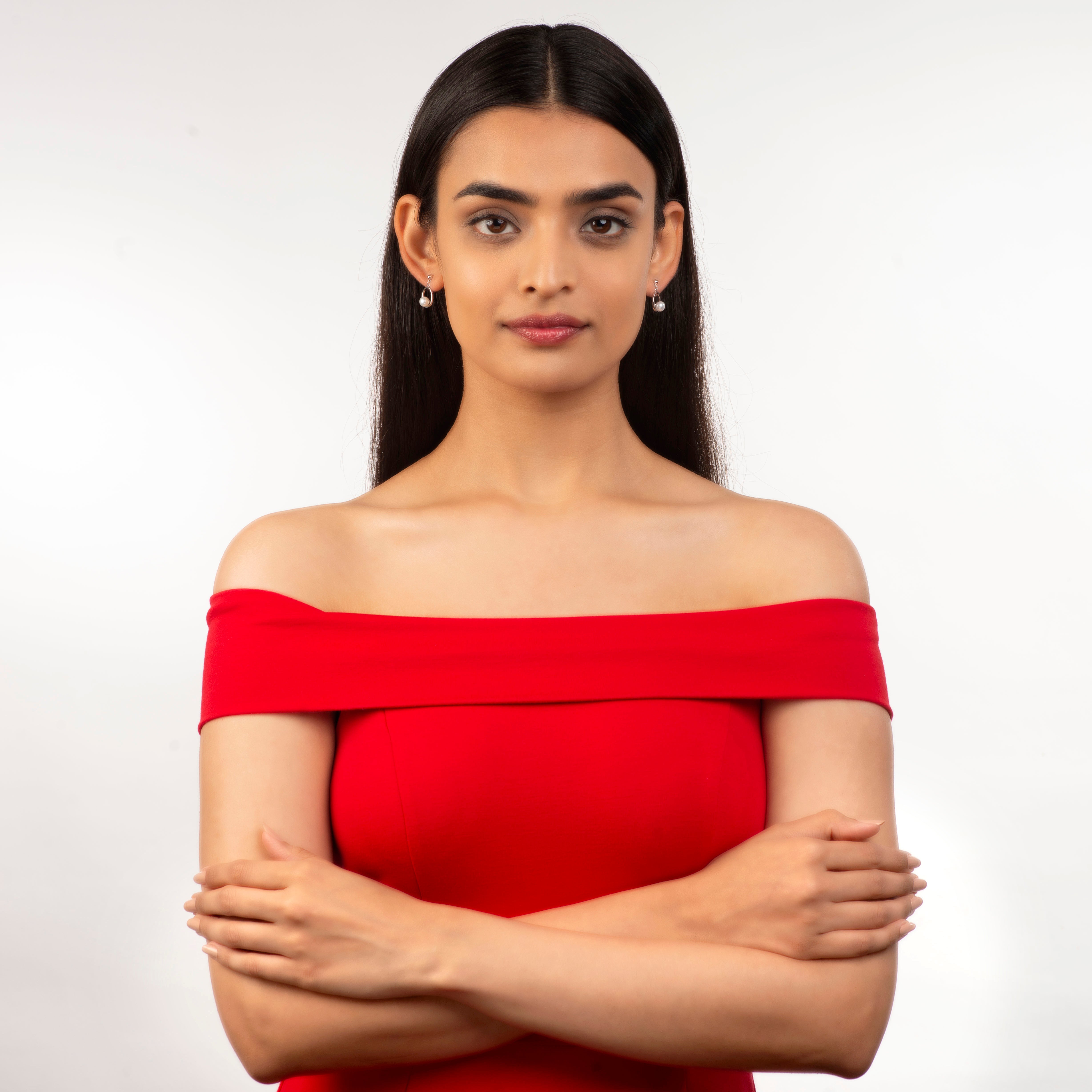 Pearl Enclave Drops ( Pearl Drop Earrings )