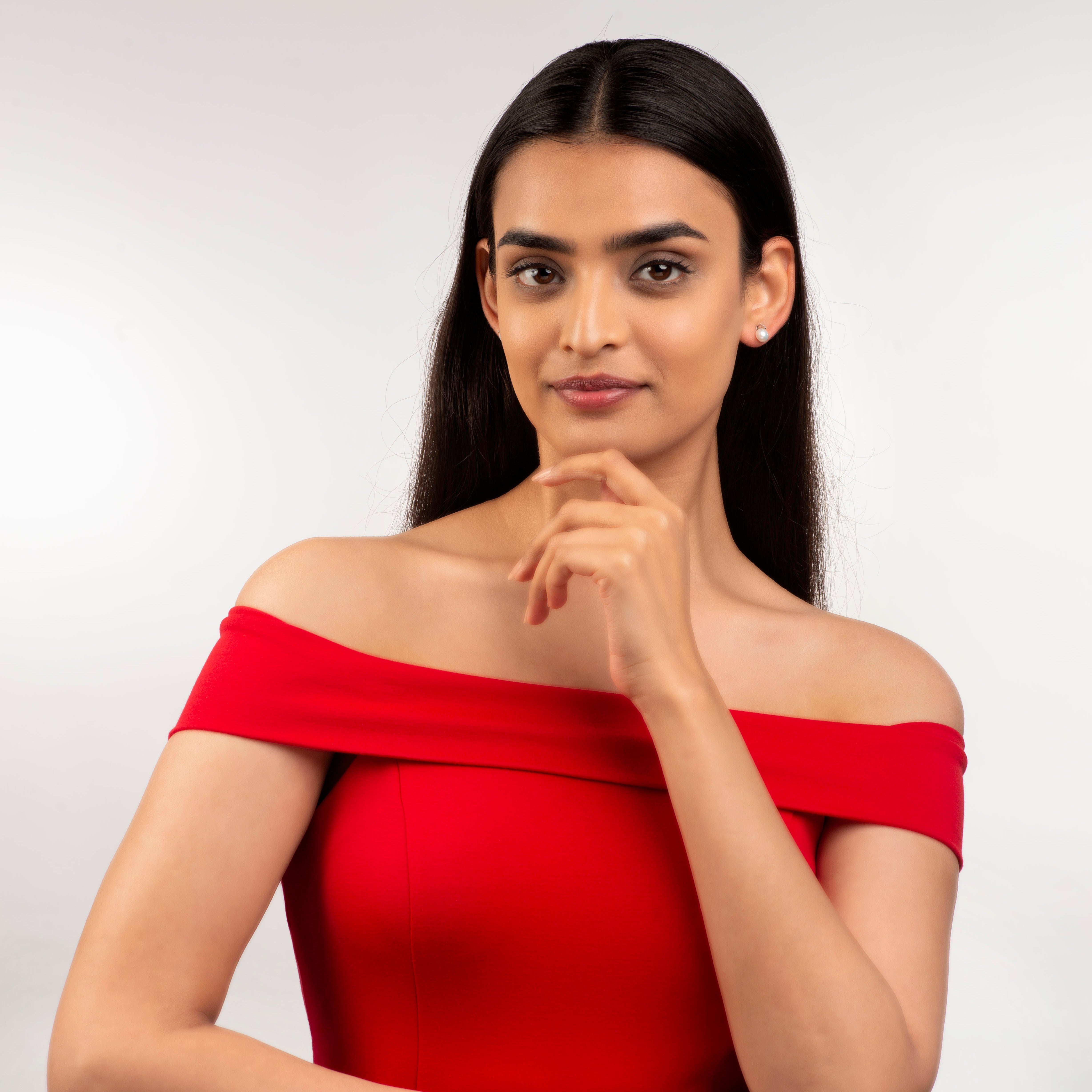 Pearl Ascend (Pearl Stud Earrings)