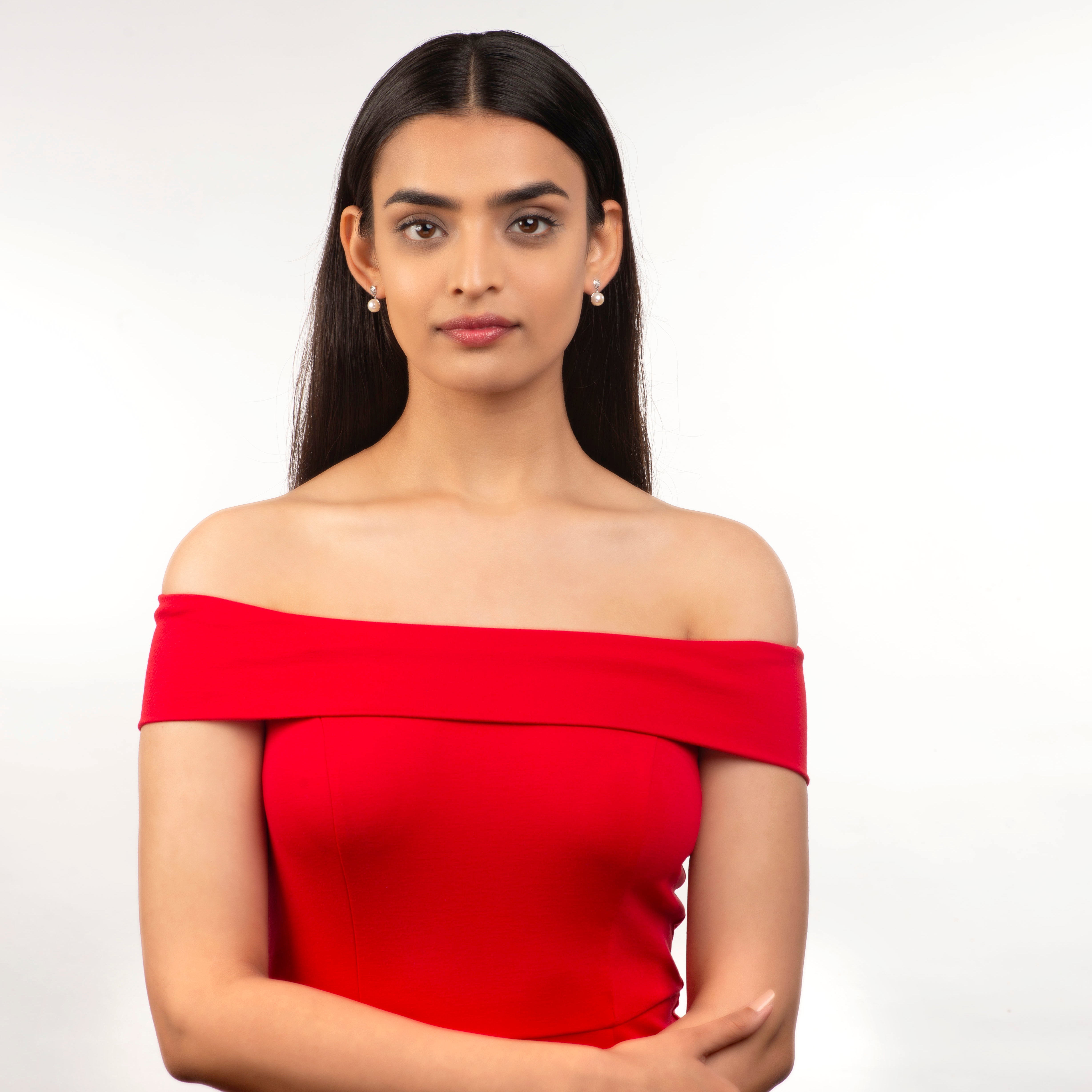 Pearl Crest Drop (Pearl Drop Earrings)