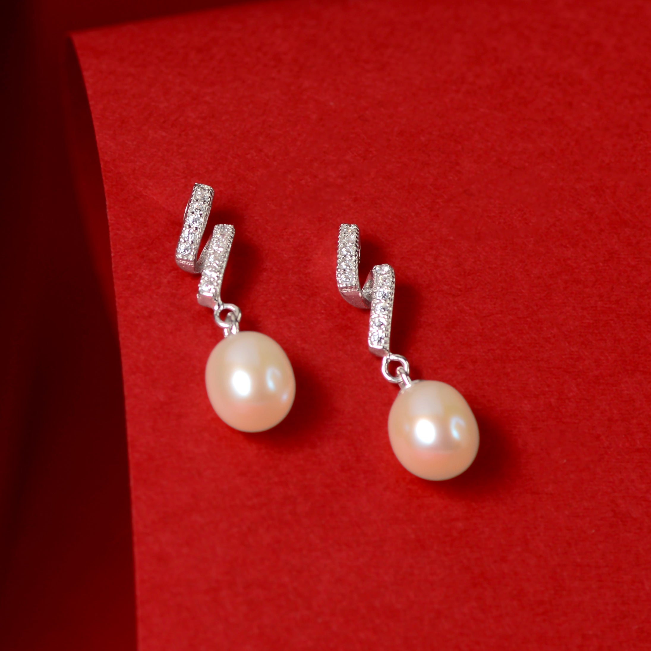 Celeste Drift (Pearl Drop Earrings)