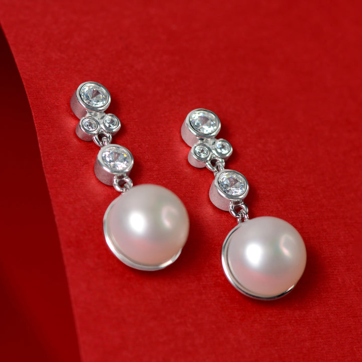 Pearl Valence ( Pearl Drop Earrings)
