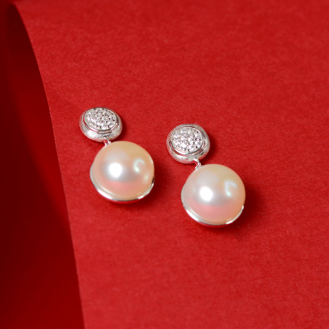 Pearl Crest Drop (Pearl Drop Earrings)