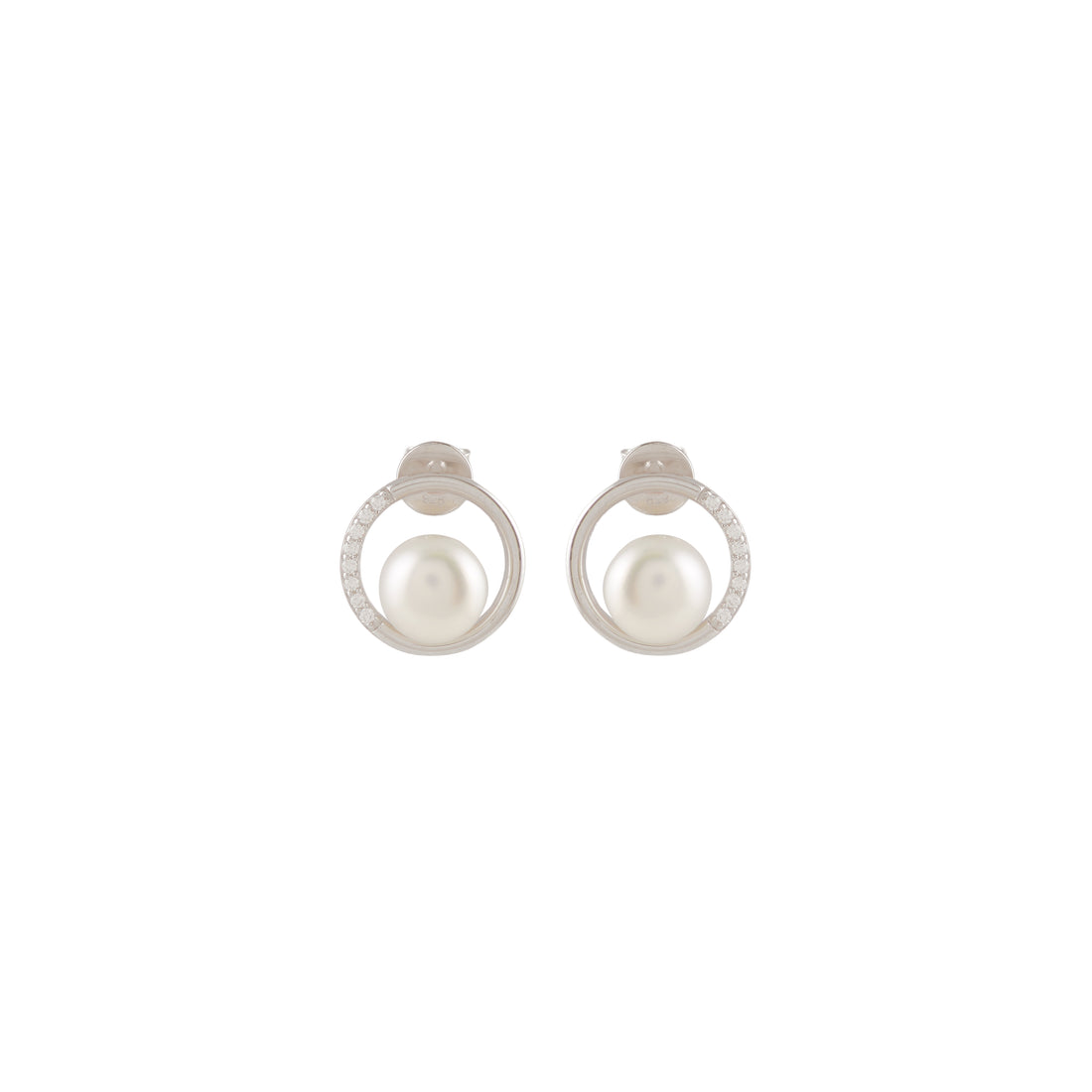Pearl Axis (Pearl Stud Earrings)
