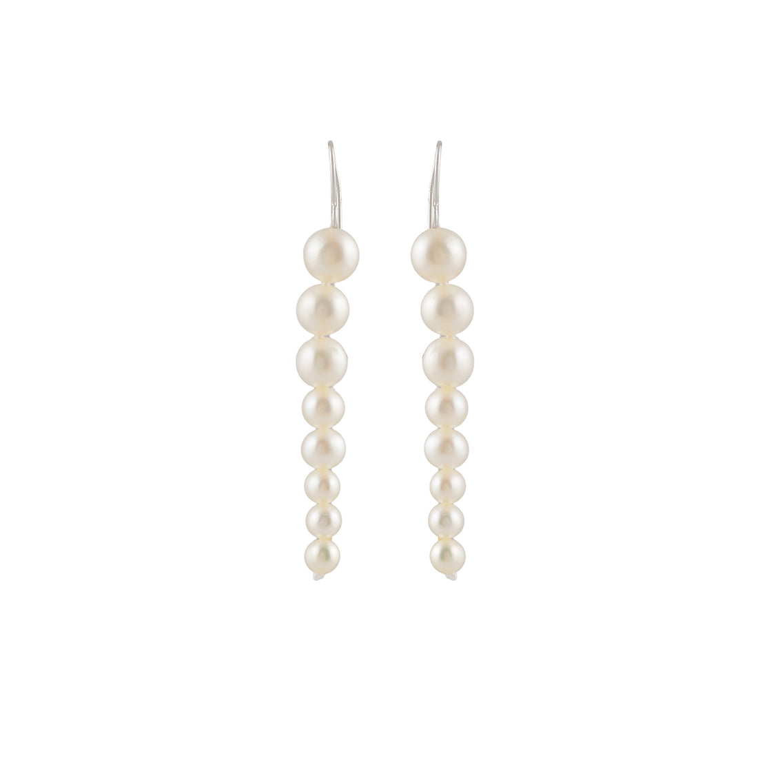 Pearl Descent (Pearl Drop Earrings)