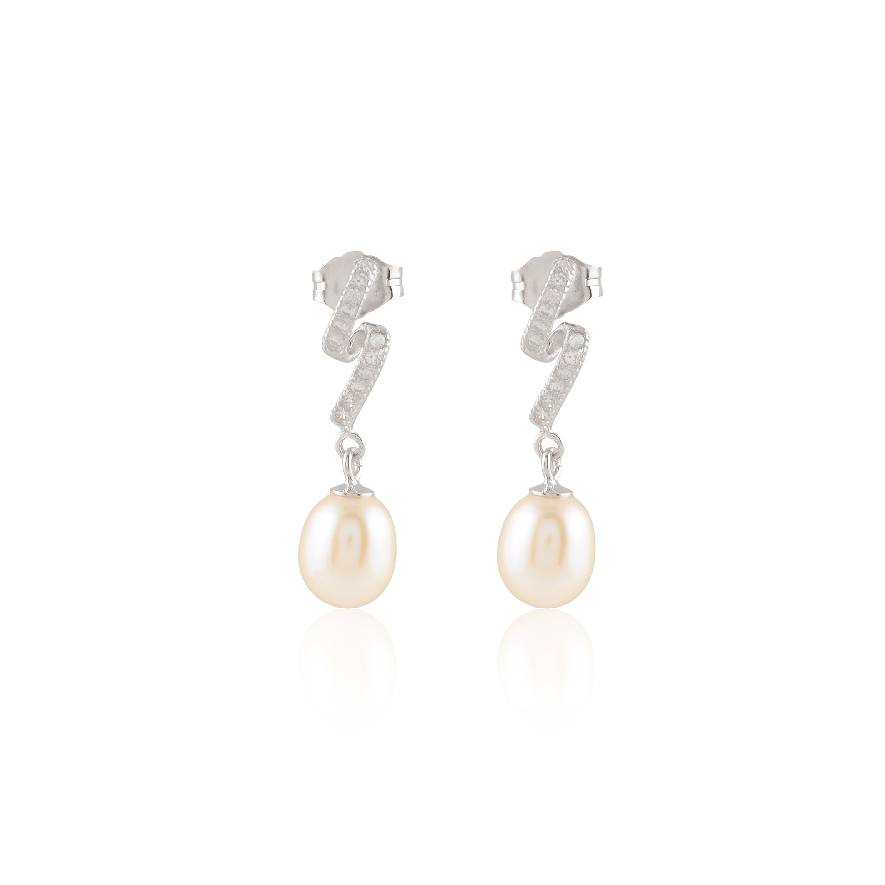 Celeste Drift (Pearl Drop Earrings)
