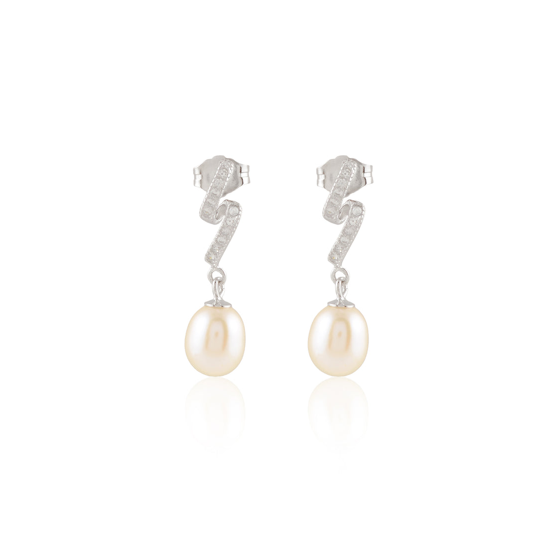 Celeste Drift (Pearl Drop Earrings)