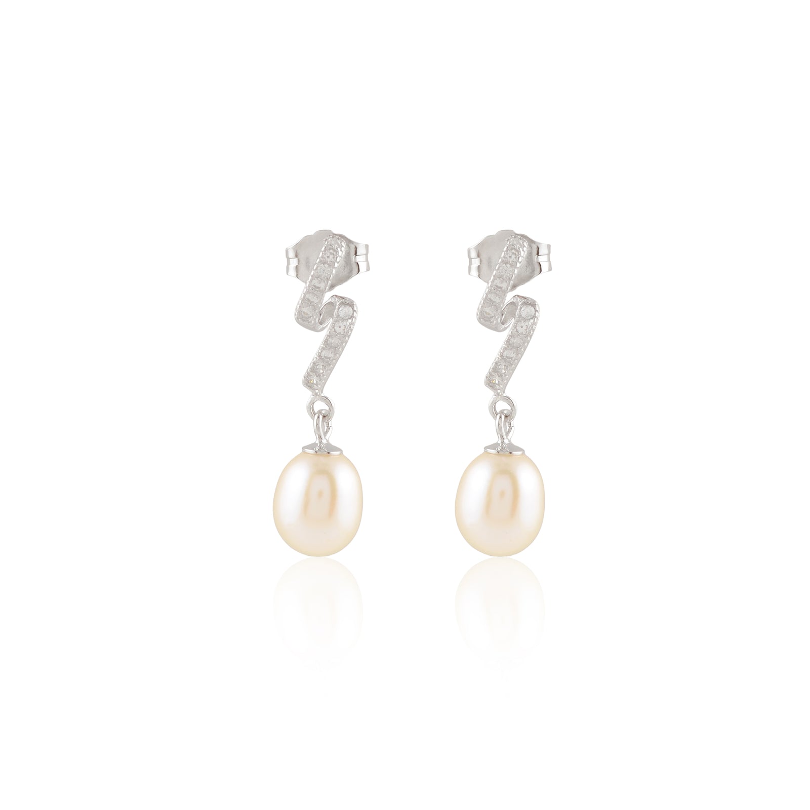 Celeste Drift (Pearl Drop Earrings)