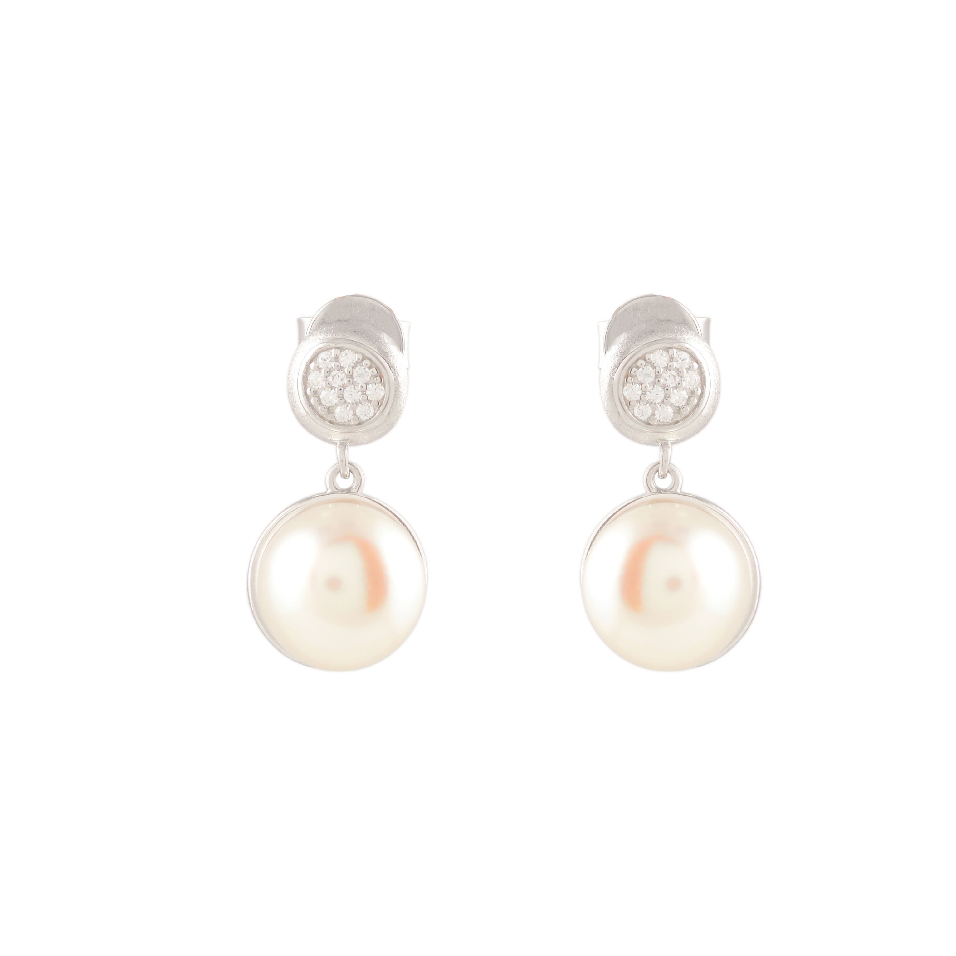 Pearl Crest Drop (Pearl Drop Earrings)