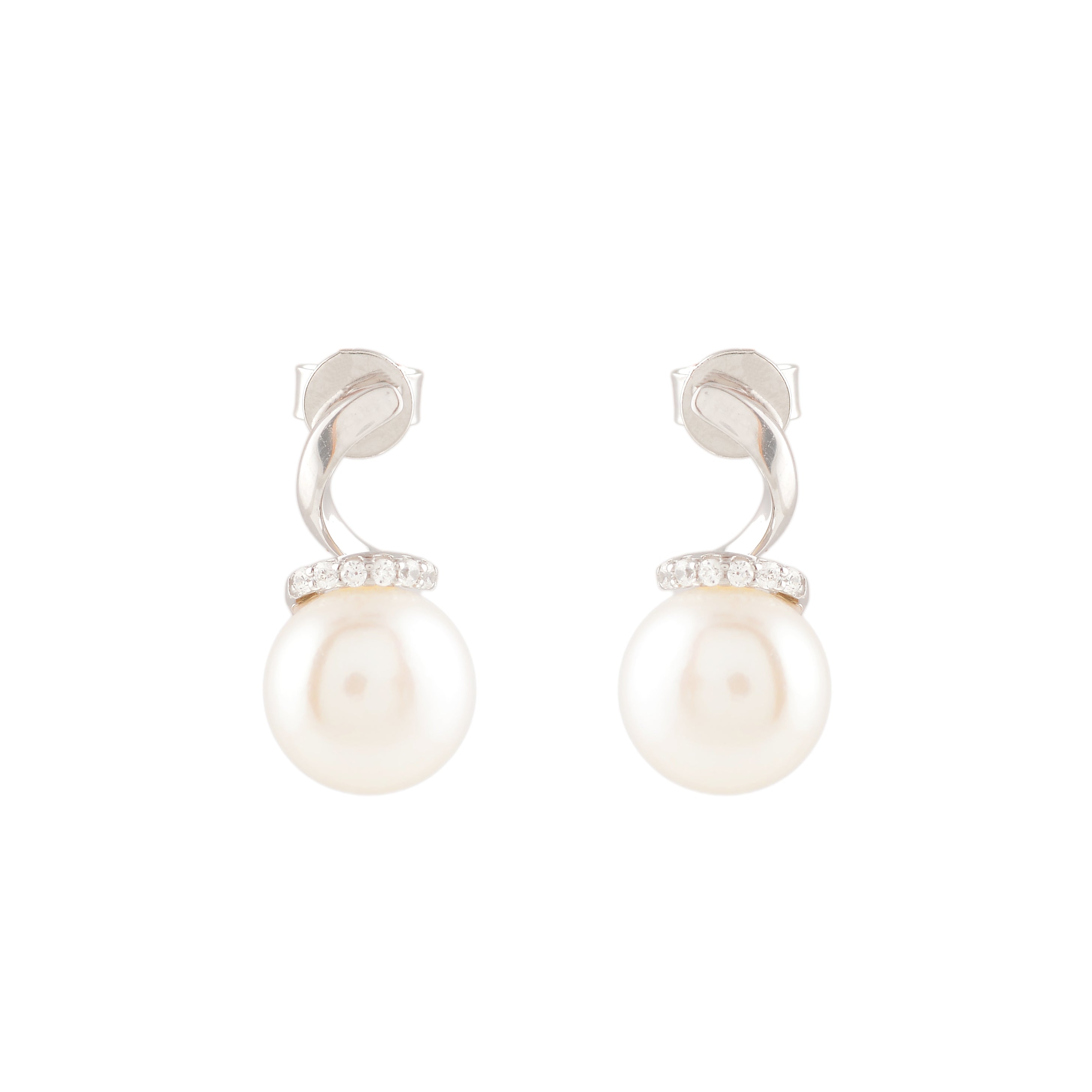 Pearl Haloa (Pearl Stud Earrings)