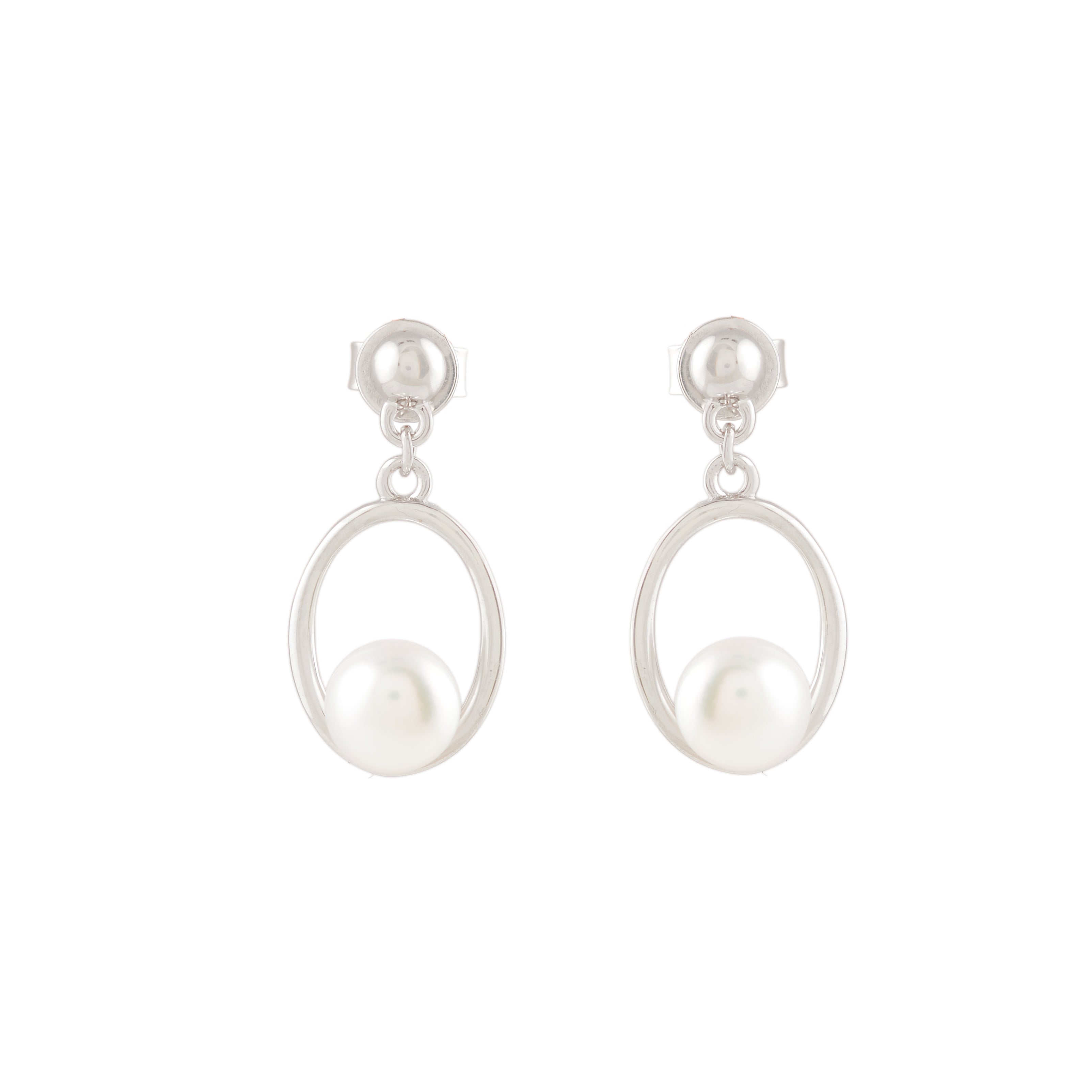 Pearl Enclave Drops ( Pearl Drop Earrings )