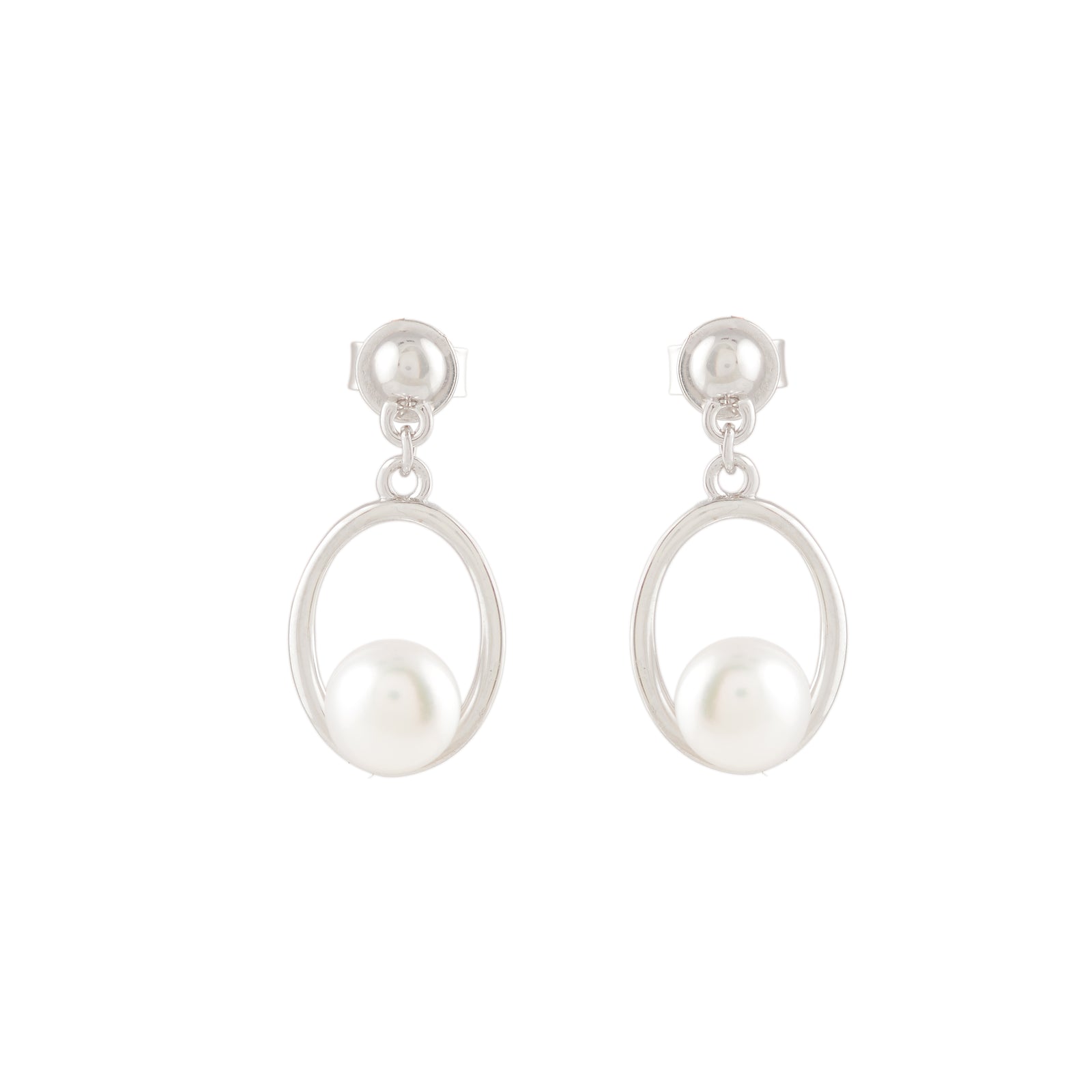 Pearl Enclave Drops ( Pearl Drop Earrings )