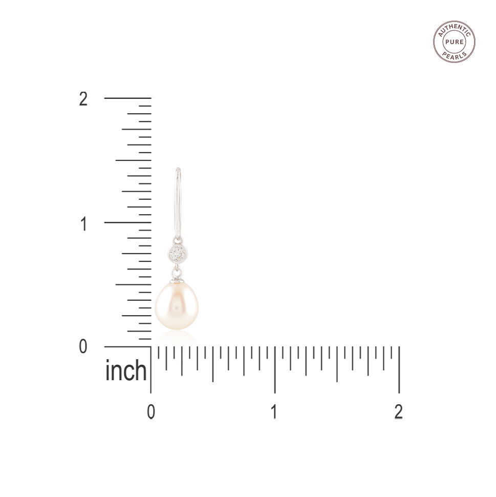 Pearl Poise (Pearl Drop Earrings)