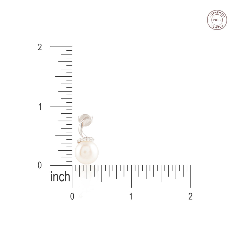 Pearl Haloa (Pearl Stud Earrings)