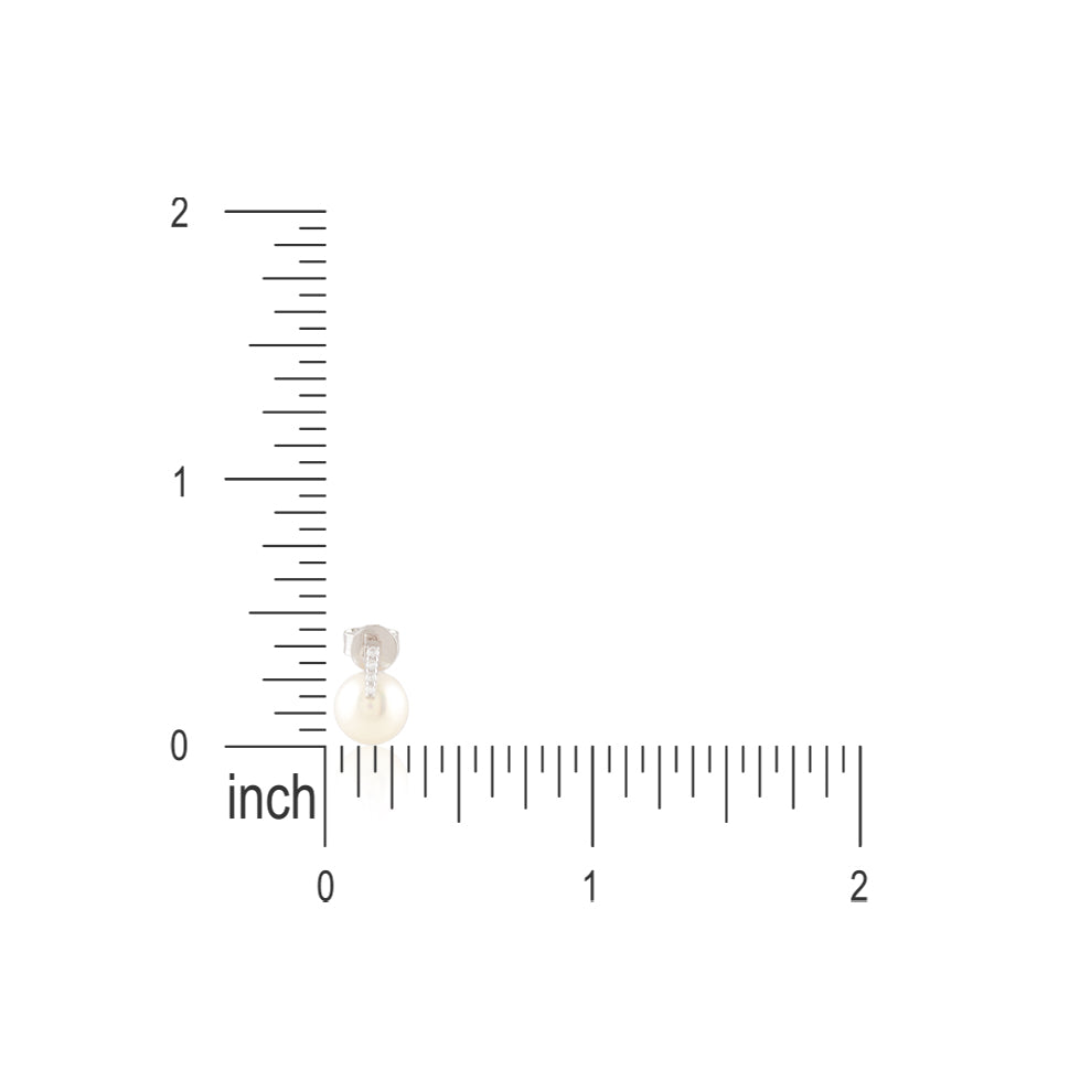 Pearl Ascend (Pearl Stud Earrings)