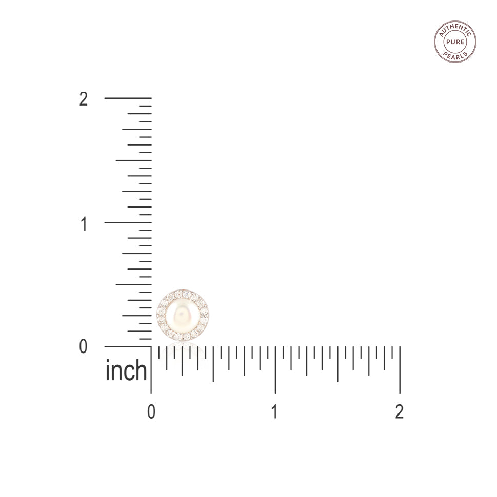 Pearl Emblem (Pearl Stud Earrings)